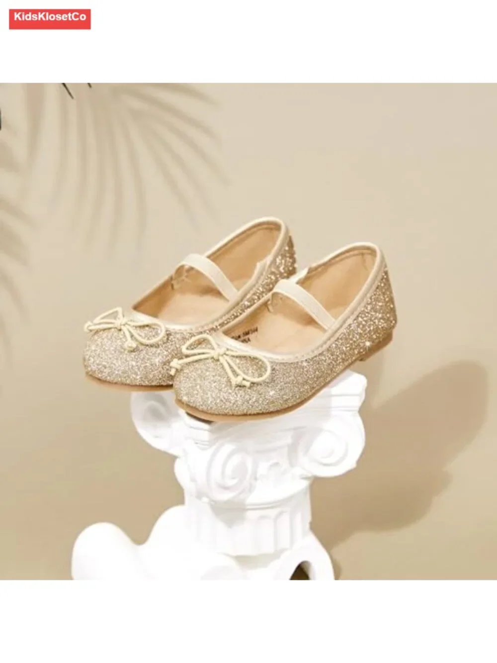 Toddler Girls Mary Jane Ballerina Flats Shoes with Glitter